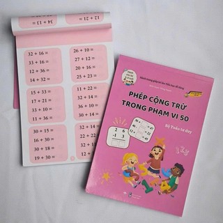 Sách-Phép Cộng Trừ Trong Phạm Vi 50-Giúp Con Tự Tin Vào Lớp 1-Bài Tập Toán Cho Trẻ Từ 4 Đến 8 Tuổi/
