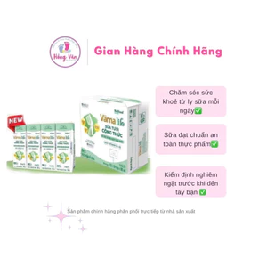 Combo 2 Thùng 24 hộp Varna Life sữa tươi công thức hỗ trợ xương khớp chắc khỏe (Xanh) ( 24 hộp x 180ml) cho