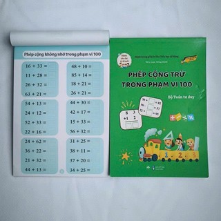 Sách-Phép Cộng Trừ Trong Phạm Vi 100-Giúp Con Tự Tin Vào Lớp 1-Bài Tập Toán Cho Trẻ 4 Đến 8 Tuổi [5]