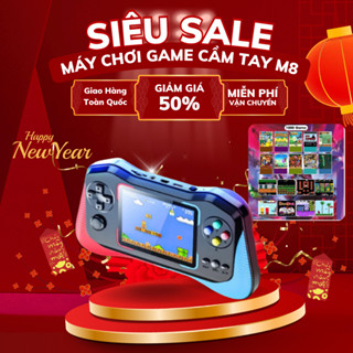 Máy Chơi Game Cầm Tay M8 - Màn Hình HD - Kết Nối Với Màn Hình Ngoài - Hỗ Trợ Tay Cầm - 500 Trò Chơi