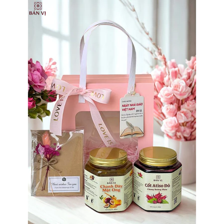 Set Quà Tặng 2 Hũ Nước Cốt Thiên Nhiên - Quà Sinh Nhật Tặng Mẹ Tặng Thầy Cô 20/11 Quà Kỷ Niệm - Không Chất Bảo Quản