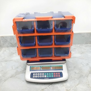 ĐỒ NGHỀ WADFOW Bộ tủ gồm 9 khay nhựa đựng linh kiện WTB8330