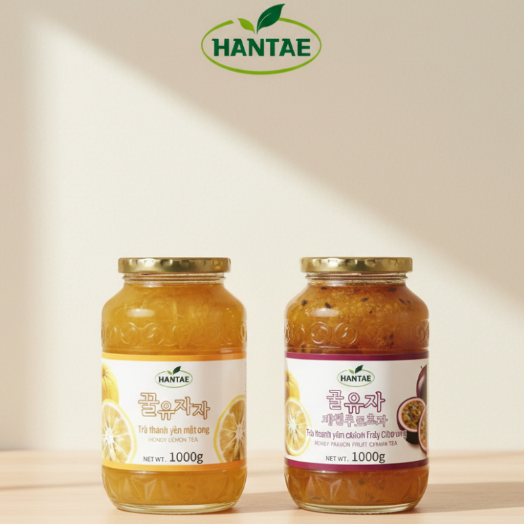 Combo Trà Thanh Yên & Chanh Dây Mật Ong Hantae – Nhập khẩu Hàn Quốc, chăm sóc sức khỏe mỗi ngày HOT!