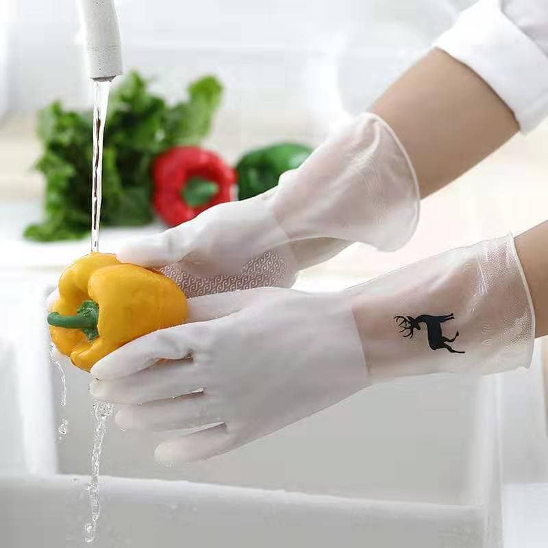 Găng Tay Cao Su Con Hươu Rửa Bát | Bao Tay Cao Su Rửa Chén | Găng Tay Làm Bếp Giặt Quần Áo Siêu Dai Co Dãn vg9ke1_096