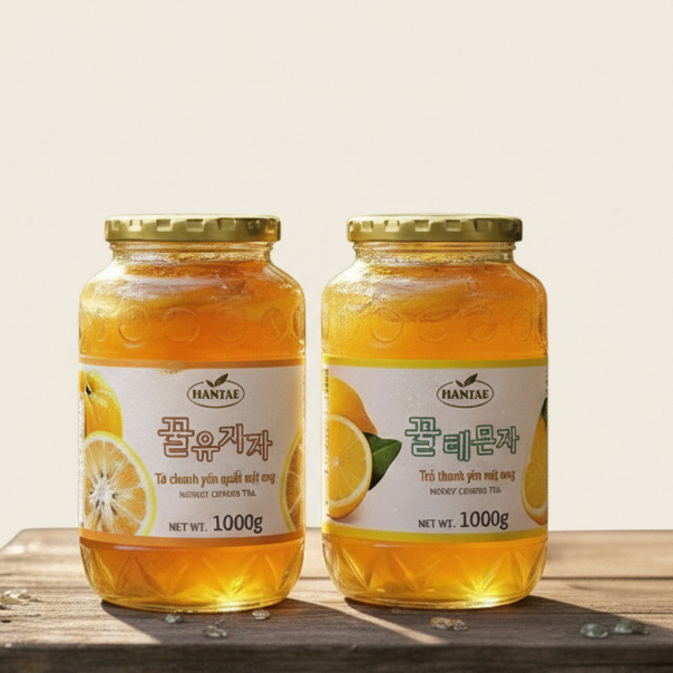 Combo Trà Thanh Yên & Chanh Mật Ong Hàn Quốc – Giải Cảm, Dễ Uống, Thanh Nhiệt Cơ Thể, Detox, Ngon!!!