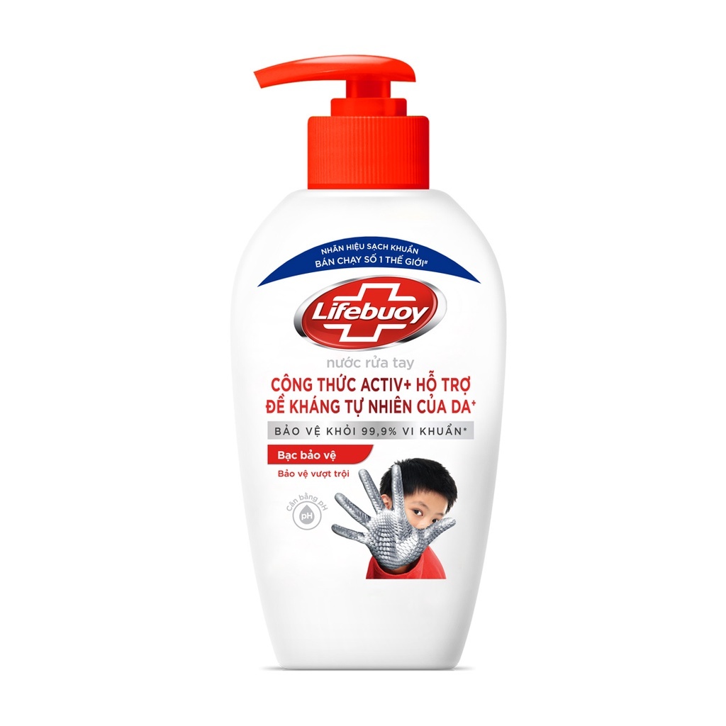 Nước Rửa Tay Lifebuoy Vitamin+ Bảo Vệ Khỏi 99.9% Vi Khuẩn - Chai 180G vg9ke1_096