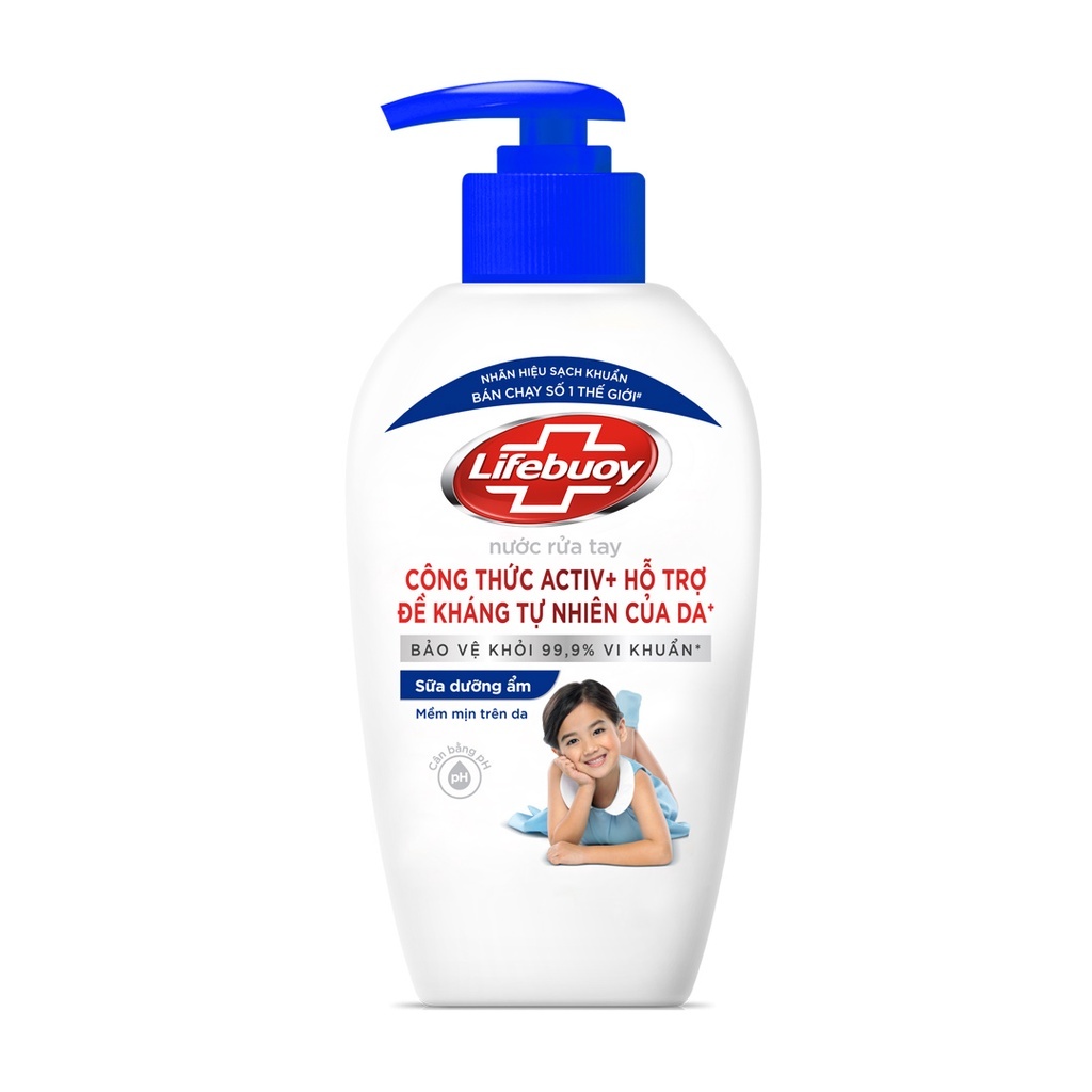 Nước Rửa Tay Lifebuoy Vitamin+ Bảo Vệ Khỏi 99.9% Vi Khuẩn - Chai 180G vg9ke1_096