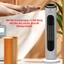 Quạt sưởi cây đứng QCOOKO máy sưởi công suất 2200W,Quạt đa năng 2 chiều NÓNG LẠNH kết hợp SẤY QUẦN Áo