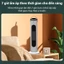 Quạt sưởi cây đứng QCOOKO máy sưởi công suất 2200W,Quạt đa năng 2 chiều NÓNG LẠNH kết hợp SẤY QUẦN Áo