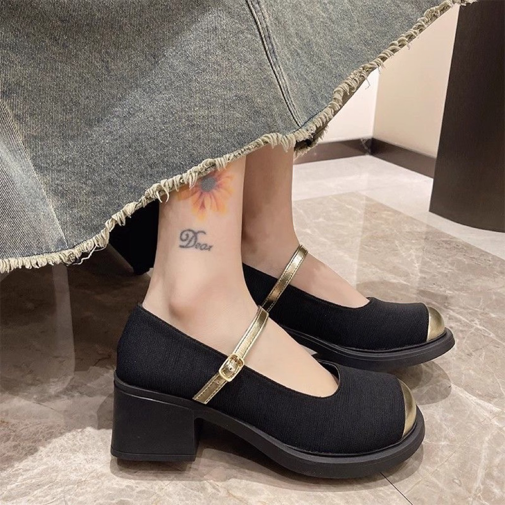 Giày cao gót mũi ánh kim – thời trang sang xịn mịn-3 màu basic