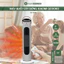 Quạt sưởi cây đứng QCOOKO máy sưởi công suất 2200W,Quạt đa năng 2 chiều NÓNG LẠNH kết hợp SẤY QUẦN Áo