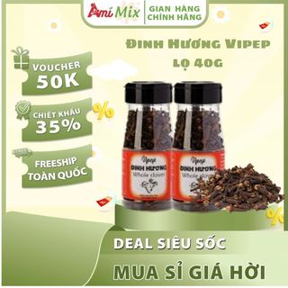 Đinh Hương Vipep Lọ 40g – Gia Vị Tự Nhiên Thơm Nồng