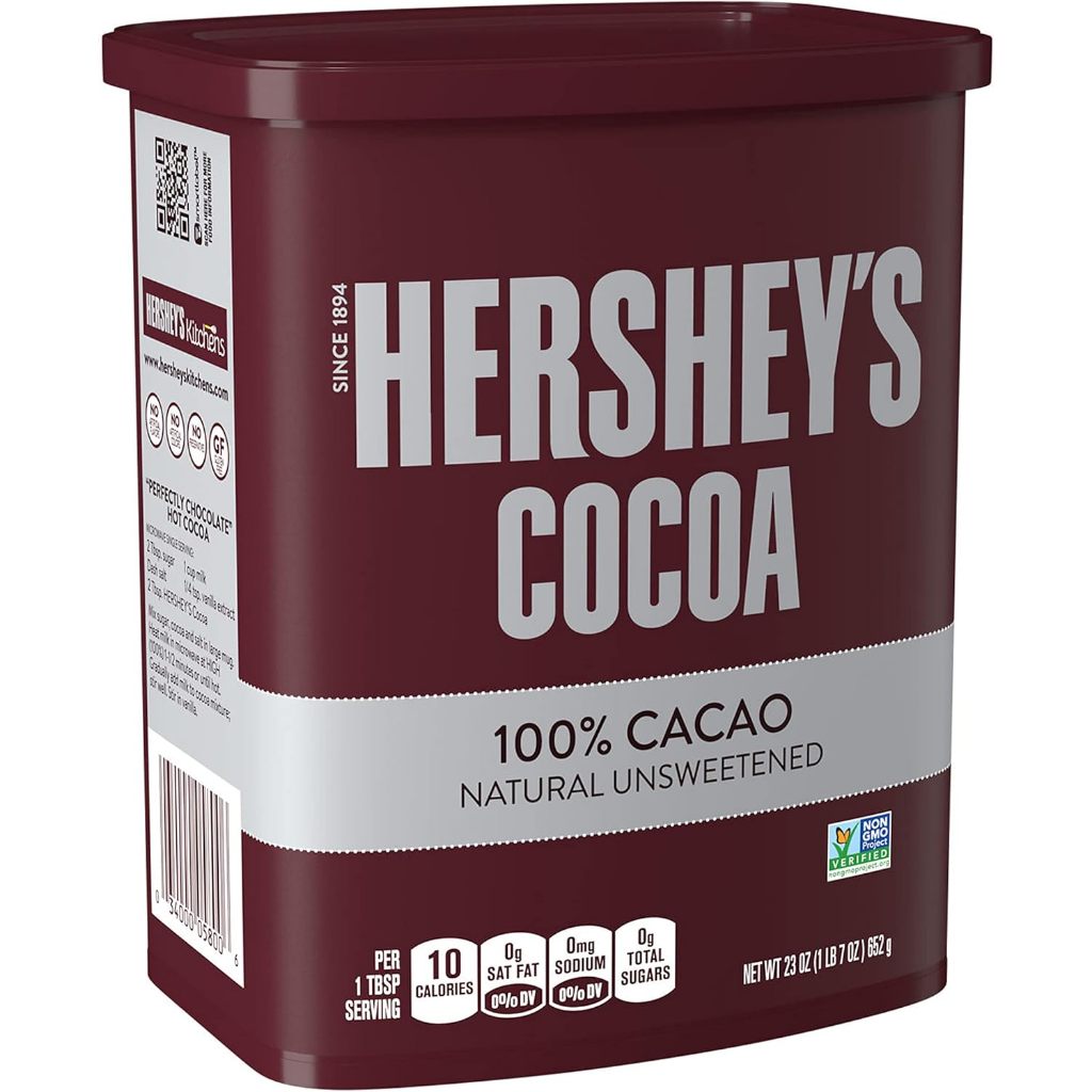 Bột cacao nguyên chất Hershey's Natural Unsweetened 100% Cocoa powder/ Aztec Organics