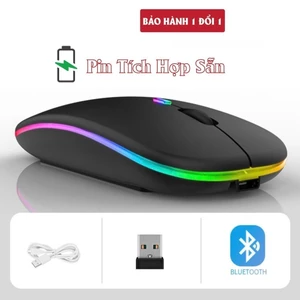 Chuột Không Dây HP W10 Bluetooth 5.0 & Wireless 2.4G Dual Mode Pin Sạc Chống Ồn Cho Laptop Macbook PC iPad Máy Tính Bảng
