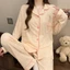 Bộ Pyjama Mặc Nhà EMMA STORE Mềm Mịn Thoáng Khí Chống Nhăn, Bộ đồ ngủ dài tay