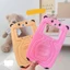 Giá đỡ điện thoại ghế xếp hình gấu cute giá đỡ điện thoại hình ghế nhiều màu kệ để điện thoại