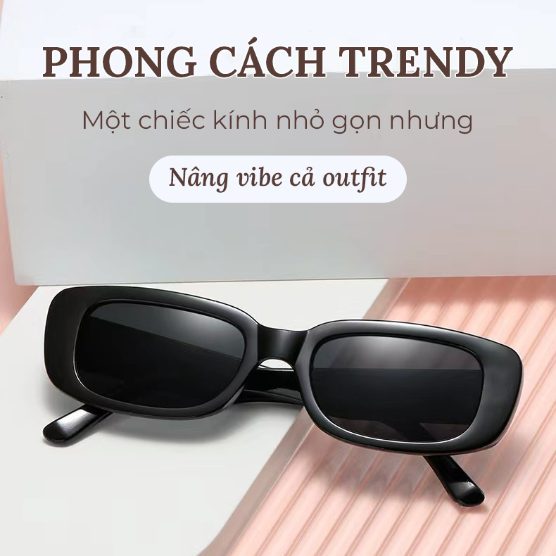 Kính mắt râm mát nữ nam Hàn Quốc phong cách Ulzzang chống tia UV400 thời trang cháy phố đi chơi đi biển đẹp 252