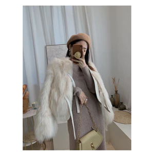 Áo khoác lông nữ sang trọng, cột dây thời trang – 4 màu siêu sang-Size S->XL