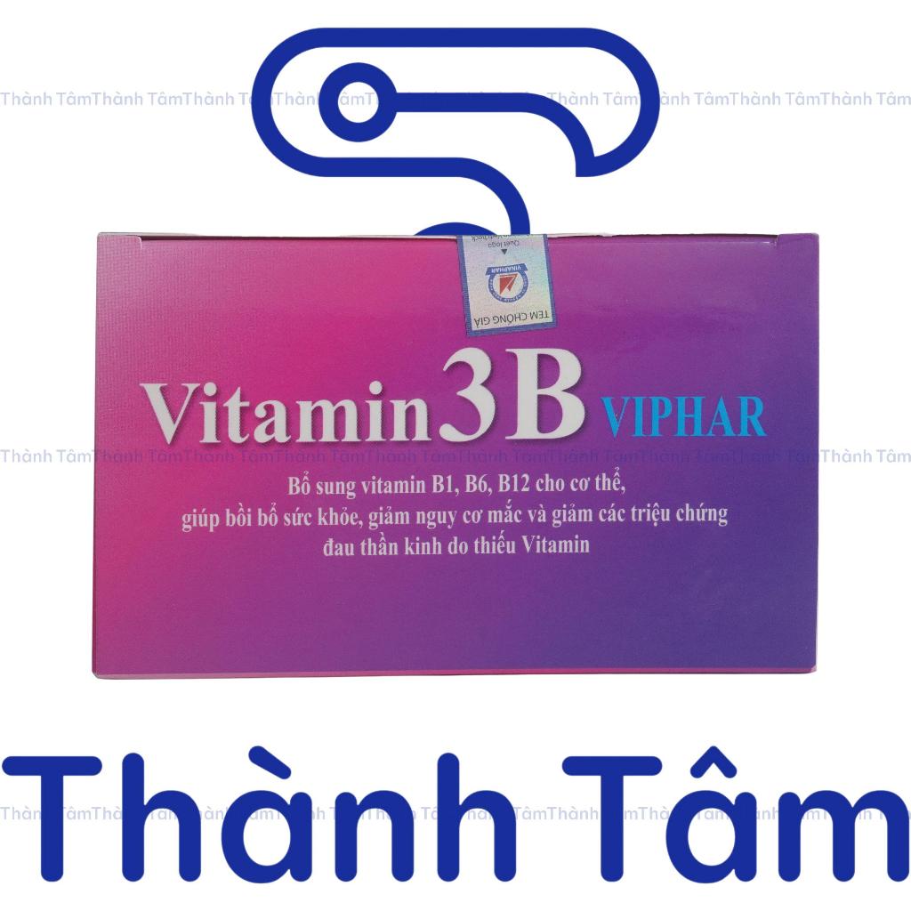 (Tím) Viên uống VITAMIN 3B TÍM 100V hỗ trợ tăng sức đề kháng, tăng sức khỏe, giảm suy nhược cơ thể