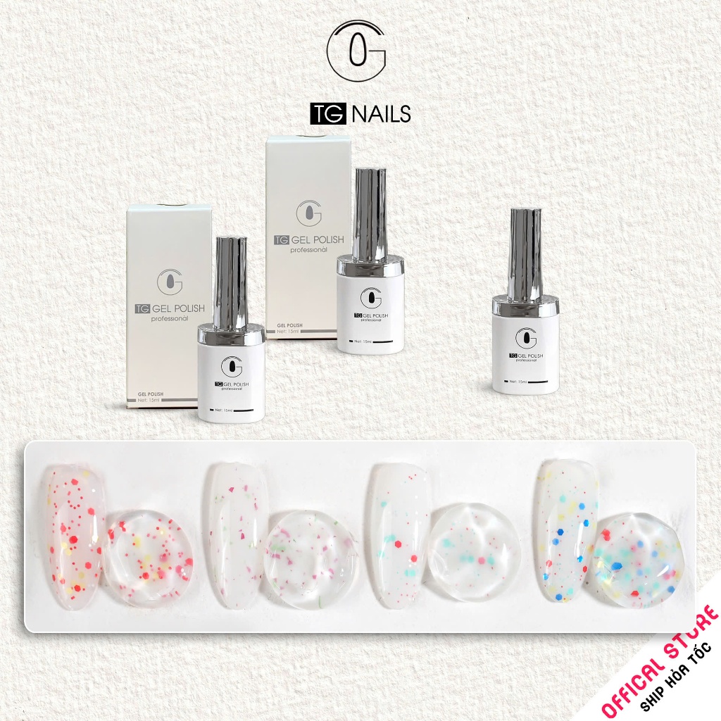 Sơn gel thạch nhũ sữa chua TG chọn lẻ ngọt ngào, tinh tế