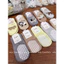 Set 10 đôi tất chống trượt sơ sinh mix màu 0-3 tuổi