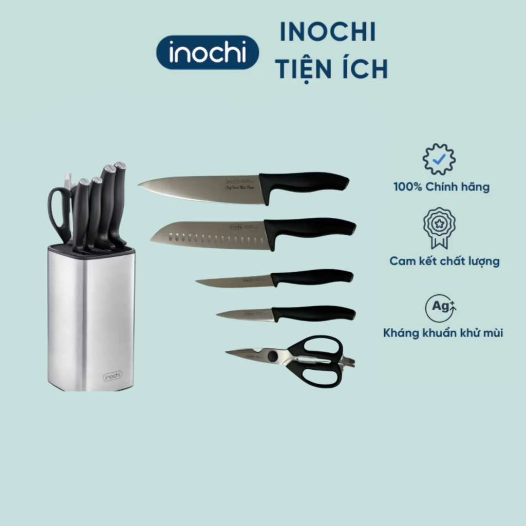 [MỚI VỀ] Bộ dao kéo nhà bếp Inochi Sakai Plain, chất liệu cao cấp thiết kế tinh tế sắc bén bền bỉ