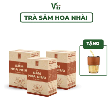 [NGỦ NGON] Combo 3 Hộp Trà Sâm Hoa Nhài 90 Gói - Tốt Cho Giấc Ngủ, Giảm Stress - Tiệm Trà Việt