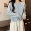 Áo len cardigan nữ đính hạt sang xinh – phong cách Hàn Quốc