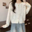 Áo len cardigan nữ đính hạt sang xinh – phong cách Hàn Quốc