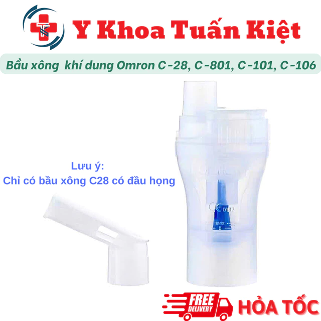 ✅ Bầu xông máy xông khí dung Omron C-28, C-801, C-101, C-106