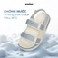 SANDANI Giày Sandal S8 Màu Be Xi Măng Đế Êm Siêu Nhẹ, Chống Trơn Trượt - BẢO HÀNH 1 NĂM