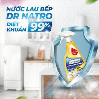 Nước Lau Bếp Đa Năng DR.NATRO 500ml Lau Sạch Dầu Mỡ, Khử Mùi Hôi Tủ Lạnh.