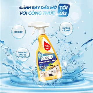 Nước Lau Bếp Đa Năng DR.NATRO 500ml Lau Sạch Dầu Mỡ, Khử Mùi Hôi Tủ Lạnh.