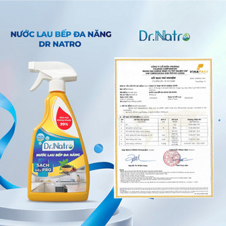 Nước Lau Bếp Đa Năng DR.NATRO 500ml Lau Sạch Dầu Mỡ, Khử Mùi Hôi Tủ Lạnh.