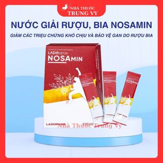 Nước giải rượu bia Ladodetox Nosamin Ladophar(10 gói x 15ml)