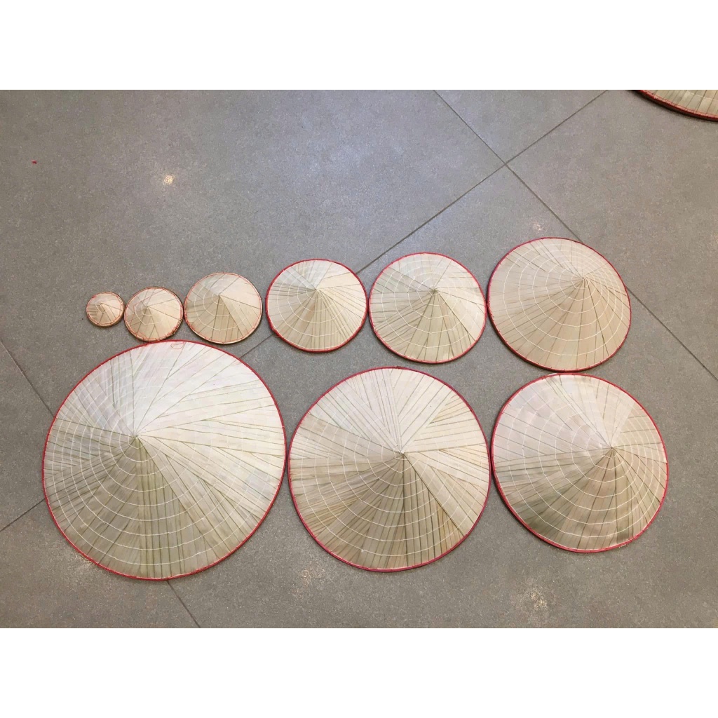 Nón lá trang trí đủ size trang trí, làm decor, trang trí tết (size từ ...