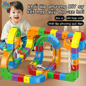Đồ chơi leo núi cao Magic Track | Chất liệu an toàn ABS | lắp ráp giáo dục miếng Nhiều mẫu có sẵn