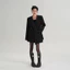 Áo khoác veest blazer nữ không cổ kèm dây buộc – phong cách Hàn Quốc – màu Đen/Ghi – Size S/M/L