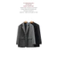 Áo blazer nữ basic Ghi/Đen – Form rộng Hàn Quốc – Size S-XL