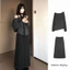 -Set áo len + váy dài chấm bi kèm dây quàng cổ tiểu thư– Size S-2XL