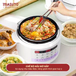[LIVE] Nồi áp suất điện đa năng Masuto MS PC05 10 chức năng nấu, chế độ nấu mở nắp riêng biệt, bảo hành 12 tháng — ảnh 3