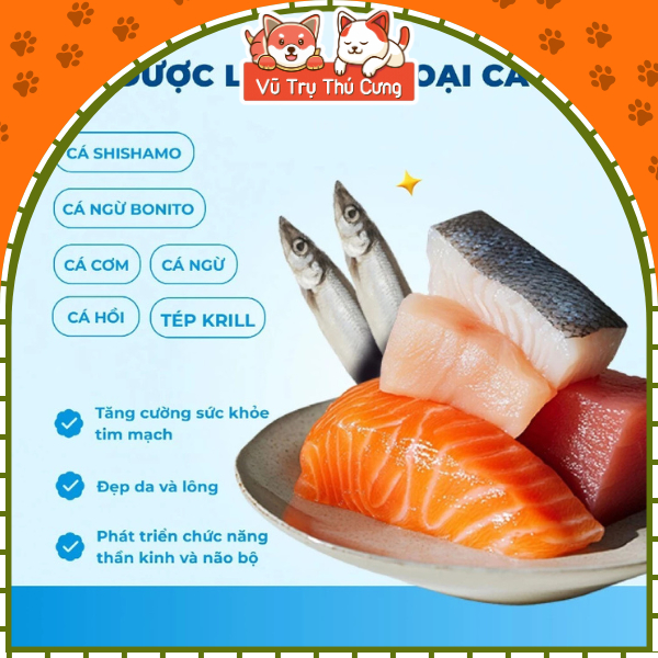 (1kg T4) Hạt Cho Mèo Mr.Vet T4 Topping 6 Loại Cá Giảm Mùi Hôi Chất Thải, Dành Cho Mèo Nuôi Trong Nhà