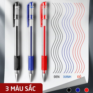 Bút Mực Đen Bút Gel 0.5mm – Bút Nước Viết Trơn, Mực Khô Nhanh, Combo Cho Học Sinh Sinh Viên