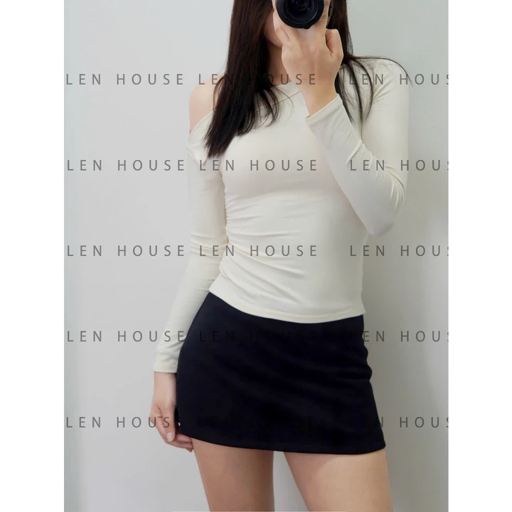 {big size}Chân váy nỉ 2 da cạp trễ ngang rốn DAZY chân váy basic dễ phối đồ
