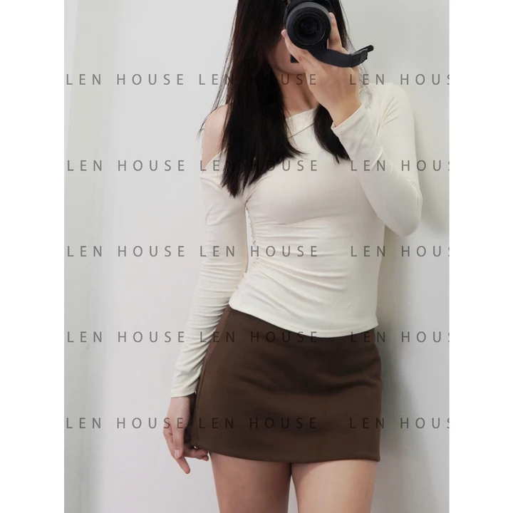 {big size}Chân váy nỉ 2 da cạp trễ ngang rốn DAZY chân váy basic dễ phối đồ