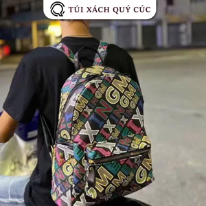 Balo thời trang nam nữ size40 to đi học đi chơi du lịch họa tiết chữ XMG cá tính boy girl phố sang chảnh