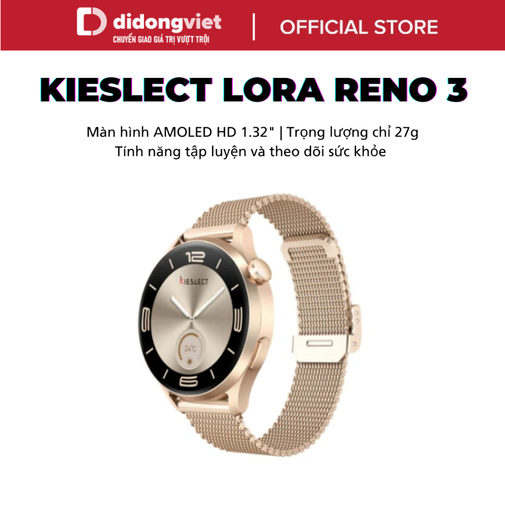 Đồng hồ thông minh Kieslect Lora Reno 3 | Màn hình HD AMOLED 1.32 ...