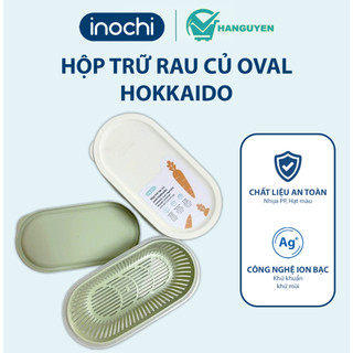 Hộp trữ rau củ Oval Hokkaido – nhựa cao cấp bền đẹp, an toàn cho thực phẩm, thiết kế tiện dụng sang trọng