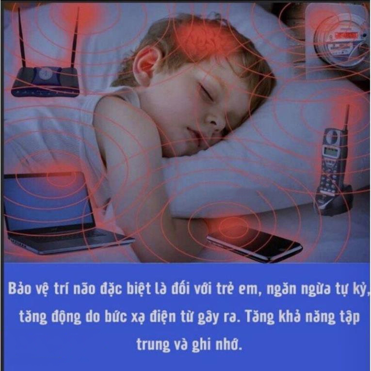 [RẺ HƠN] Miếng Dán Chip Chắn Sóng Điện Tử ngăn cản bức xạ điện từ, triệt sóng giảm tác động của bức xạ gây cho người