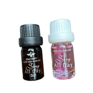 [ combo 2 lọ Đen- Hồng] Nước hoa vùng kín mỗi lọ 5ml giúp khử mùi, thơm lâu